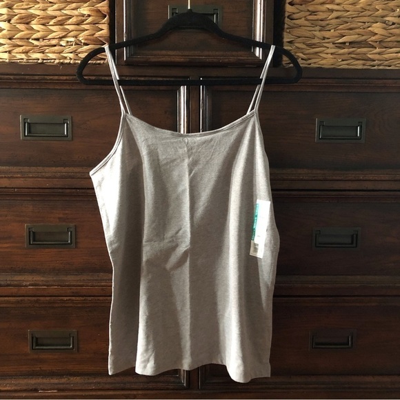 Time & Tru gray stretch camisole in size XL - Picture 1 of 6